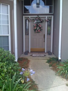Front Door after Rebuildiing
