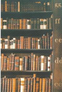 Close-up of the Books